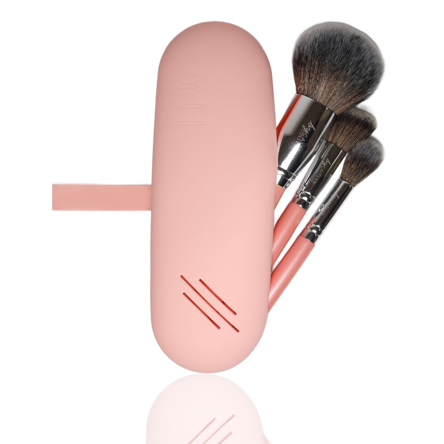 Large Pink Silicone Brush Case