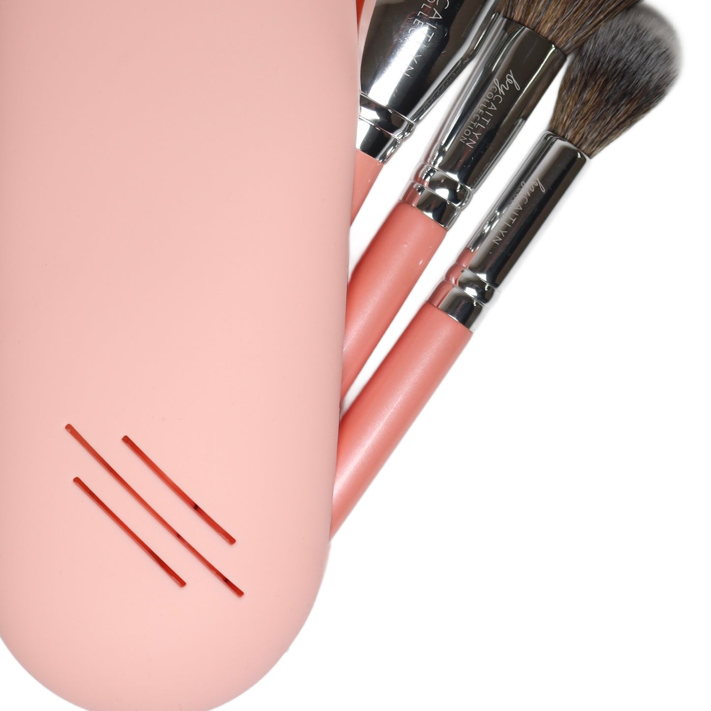 Large Pink Silicone Brush Case
