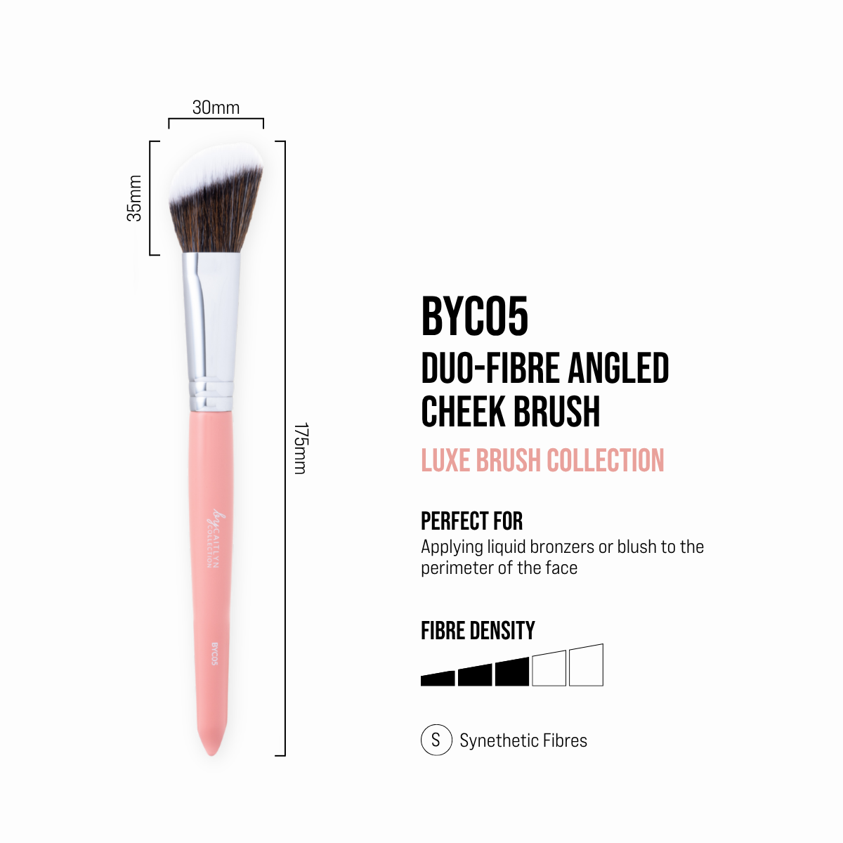 BYC05 Duo-Fibre Angled Cheek Luxe Brush