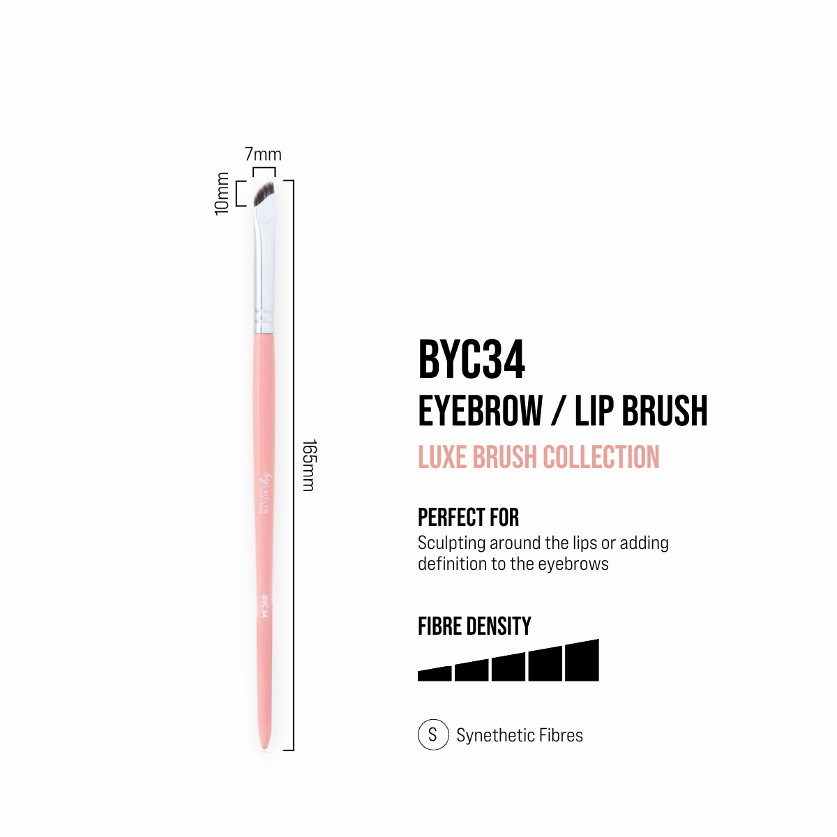 BYC34 Luxe Eyebrow/Lip Brush
