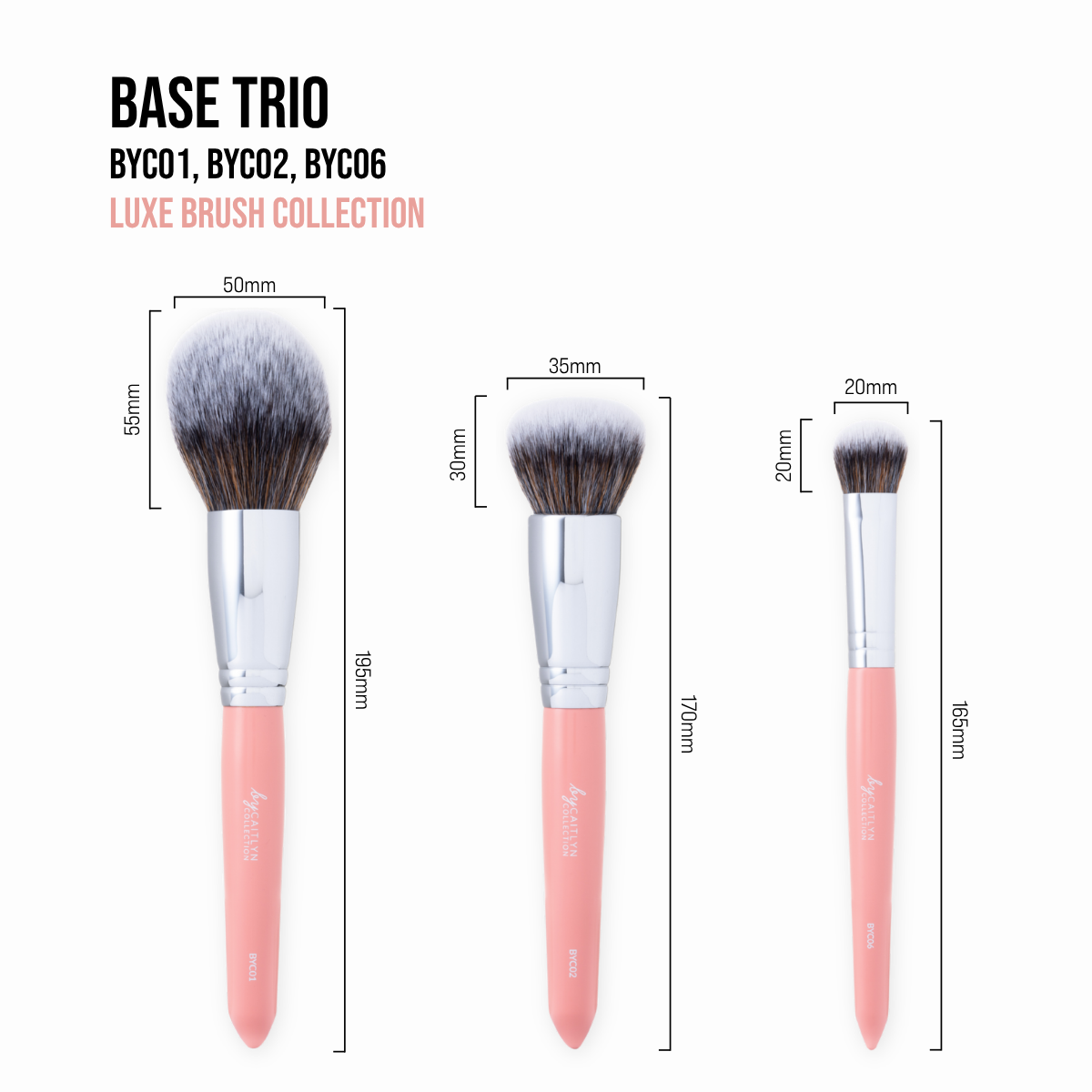 Luxe Brush Base Trio