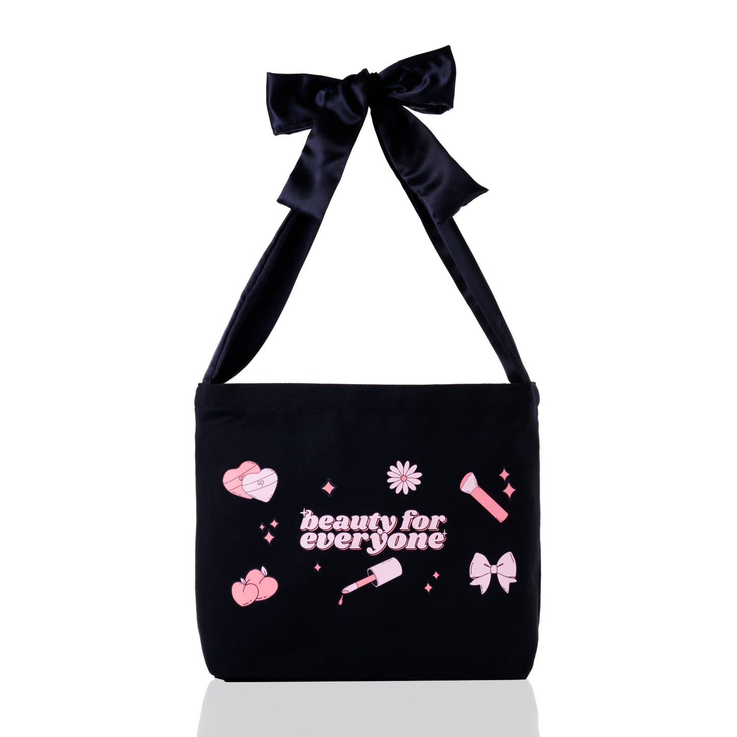 Bow Tie Tote Canvas Bag - By Caitlyn Collection