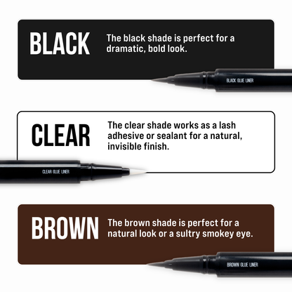 2-In-1 Eye Lash Glue Eyeliner Pen & Lash Bundle