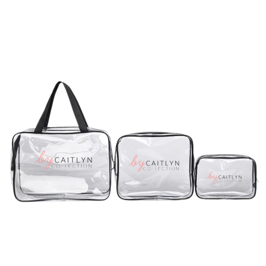 Set Of 3 Travel Cosmetic Bags